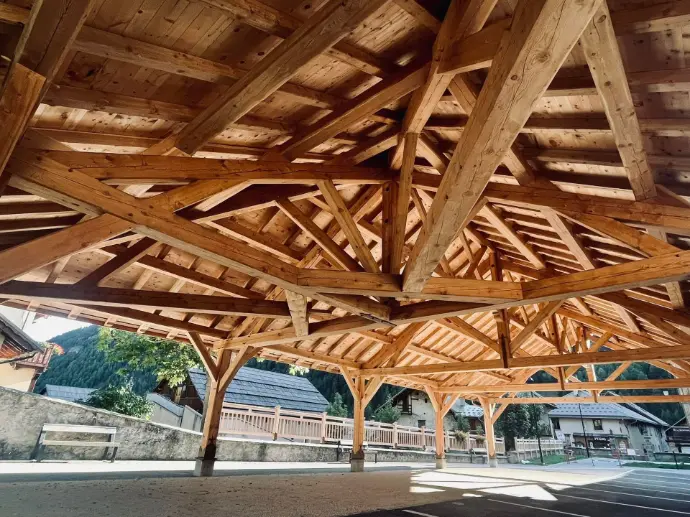 Halle Arvieux études structures bois à Gap