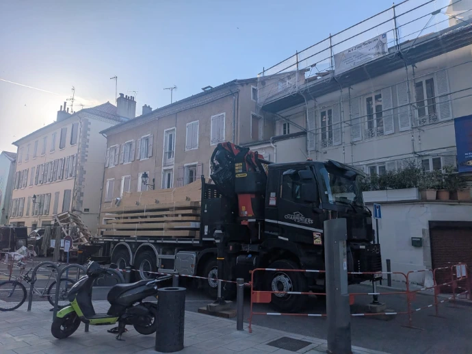 Entreprise de levage "Les Charpentiers"
