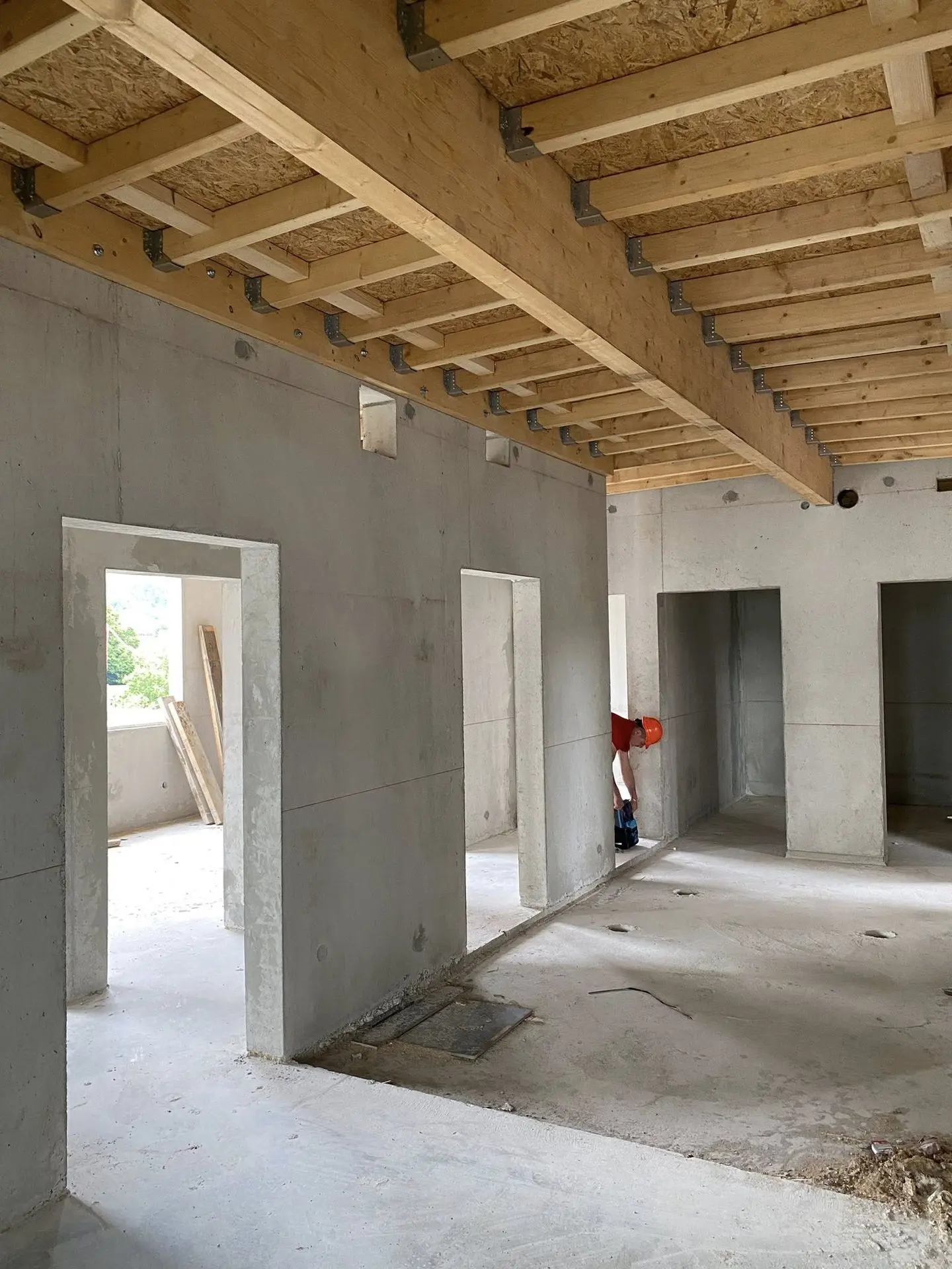 Chantier SDIS Sisteron études structures bois à Gap